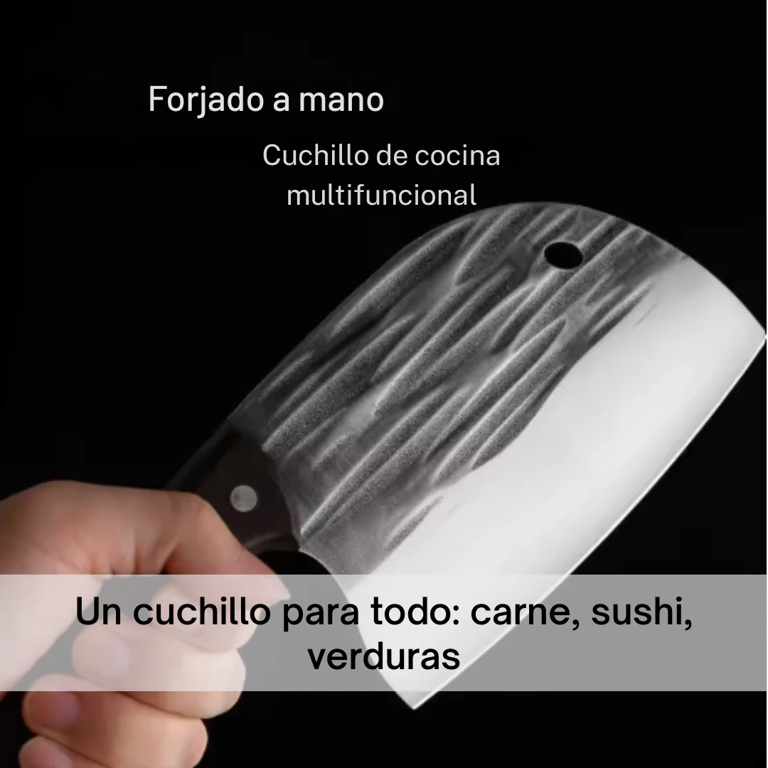 Cuchillo Profesional Japones Tazaki ® de Acero Inoxidable - El Más Filoso del Mundo