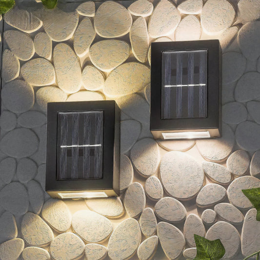 ZolarLux ®| Lámpara solar de pared LED x2 unidades