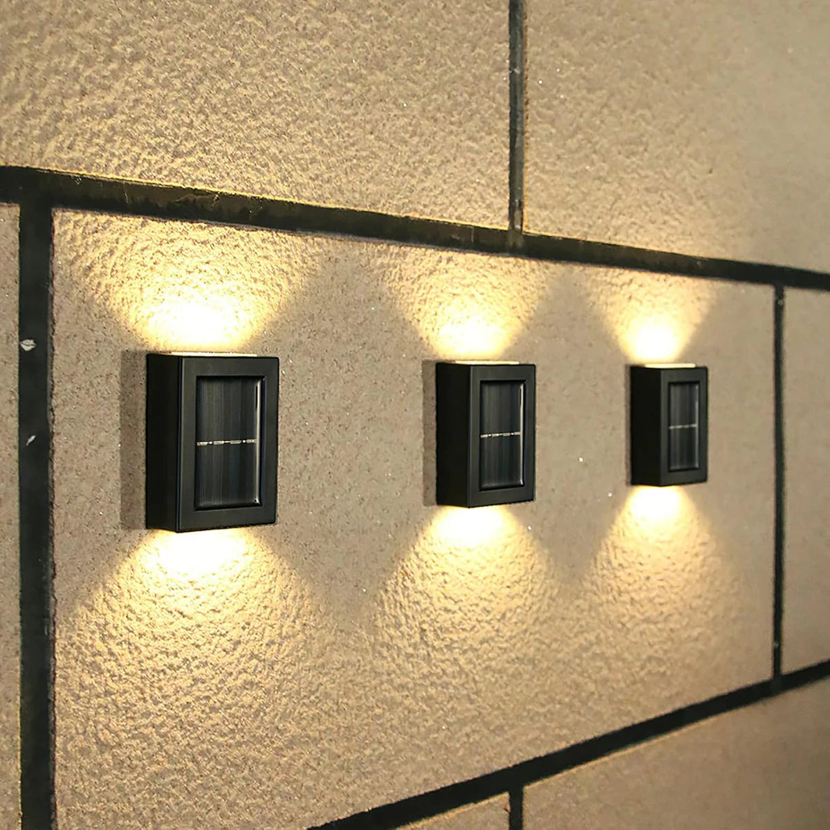 ZolarLux ®| Lámpara solar de pared LED x2 unidades