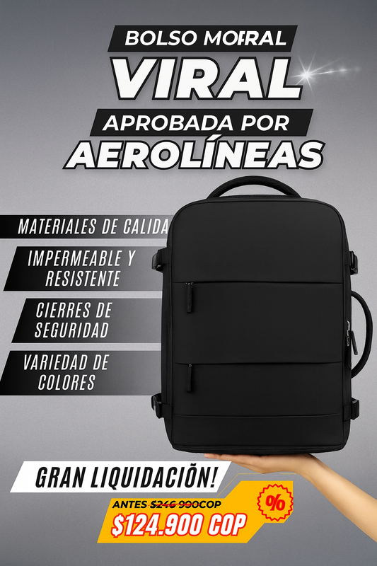 Mochila Multiusos Aprobada por Aerolíneas | Original ™ + Envio Gratis