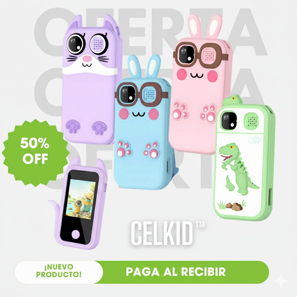 CelKid™ Teléfono Interactivo Seguro