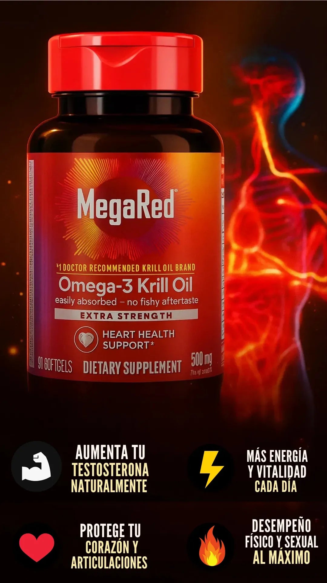 Omega 3 americano x 100 sofgels + Envio Gratis