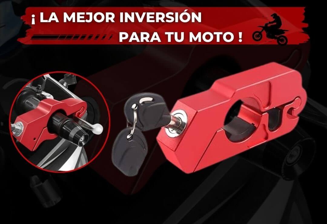 Candado Para Moto de Maniubro FRENOMAX ® + Envio Gratis
