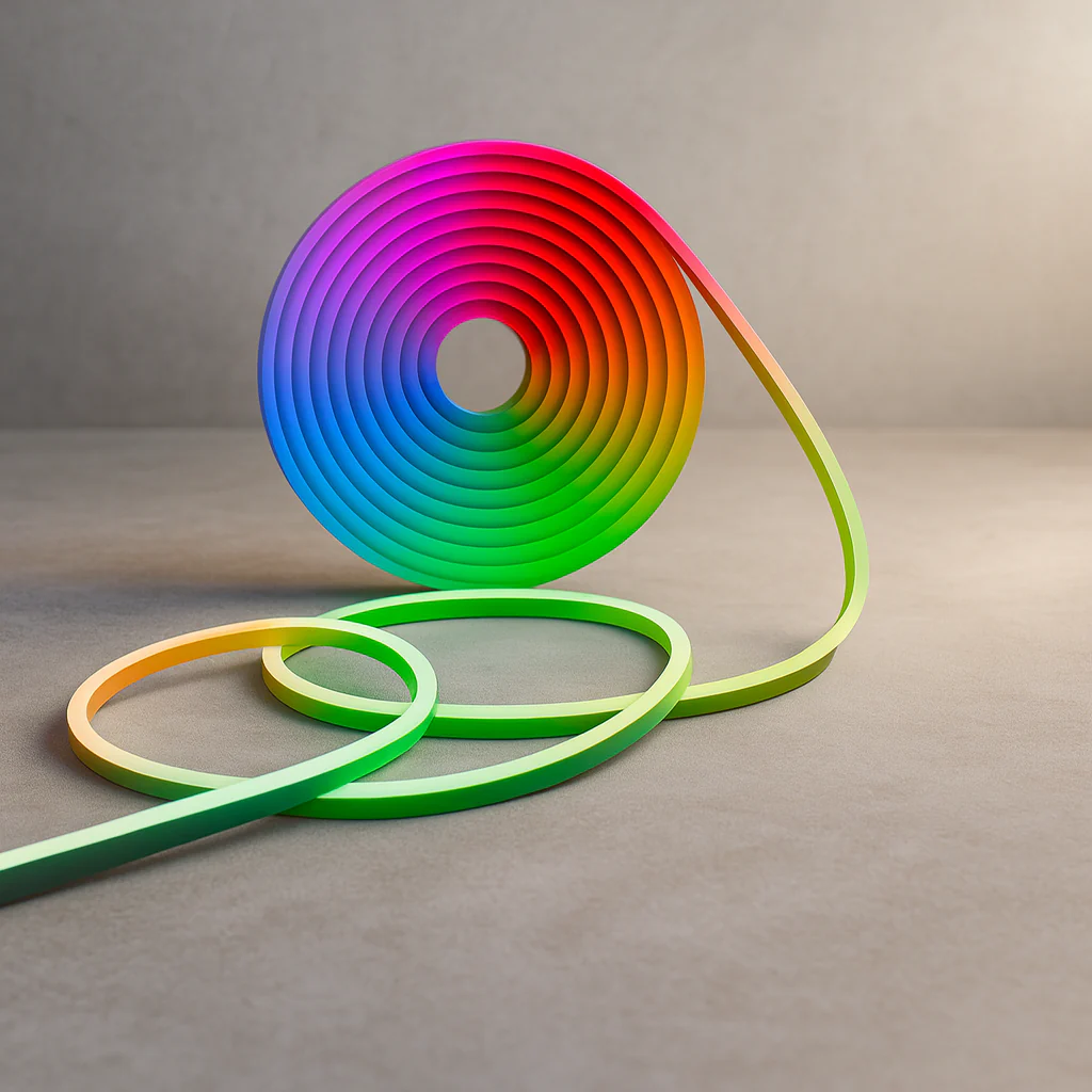 Rollo Cinta Luz Led Tipo Neon RGB Manguera Flexible + Envio Gratis