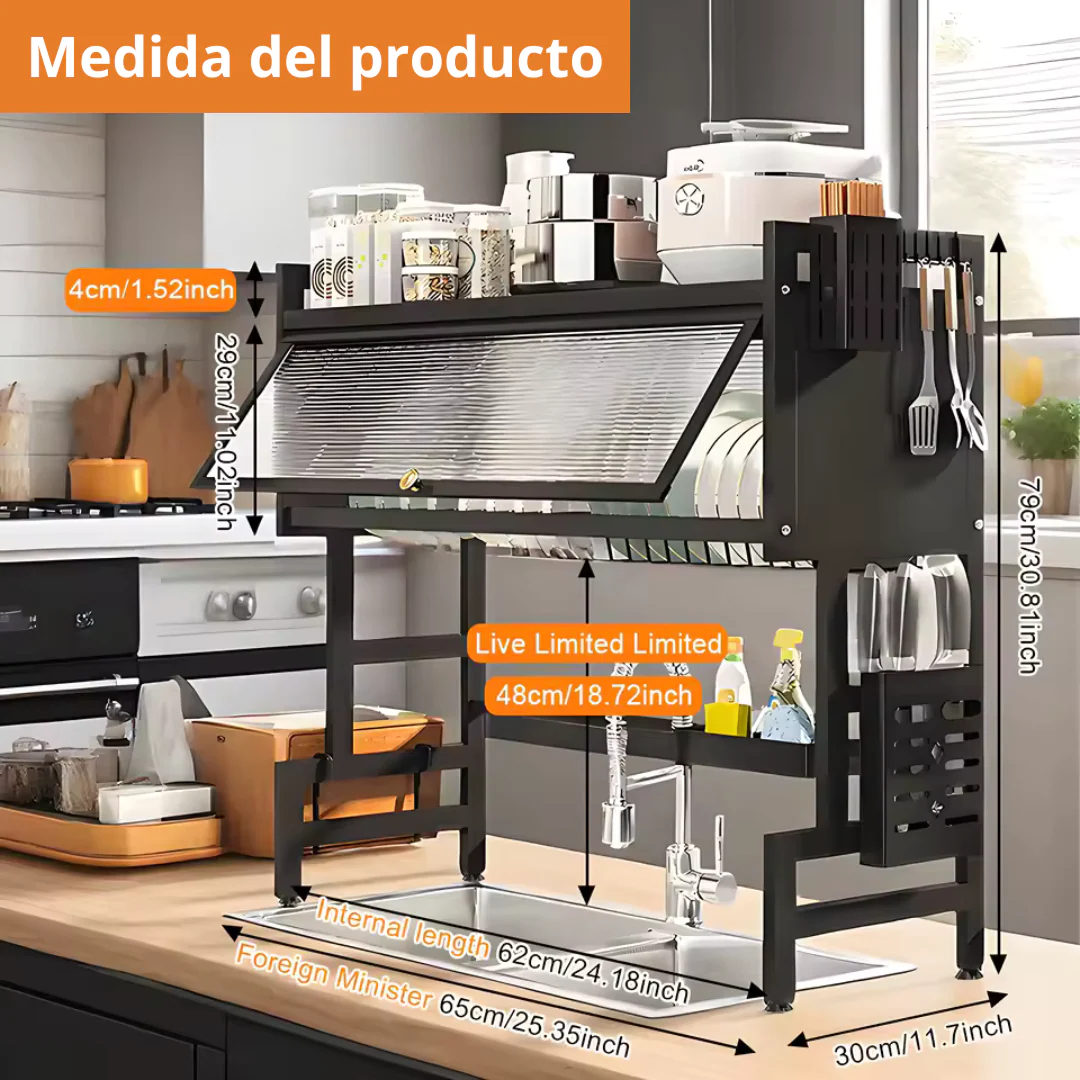 Escurridor™ El secreto para mantener tu cocina impecable + ENVIO GRATIS