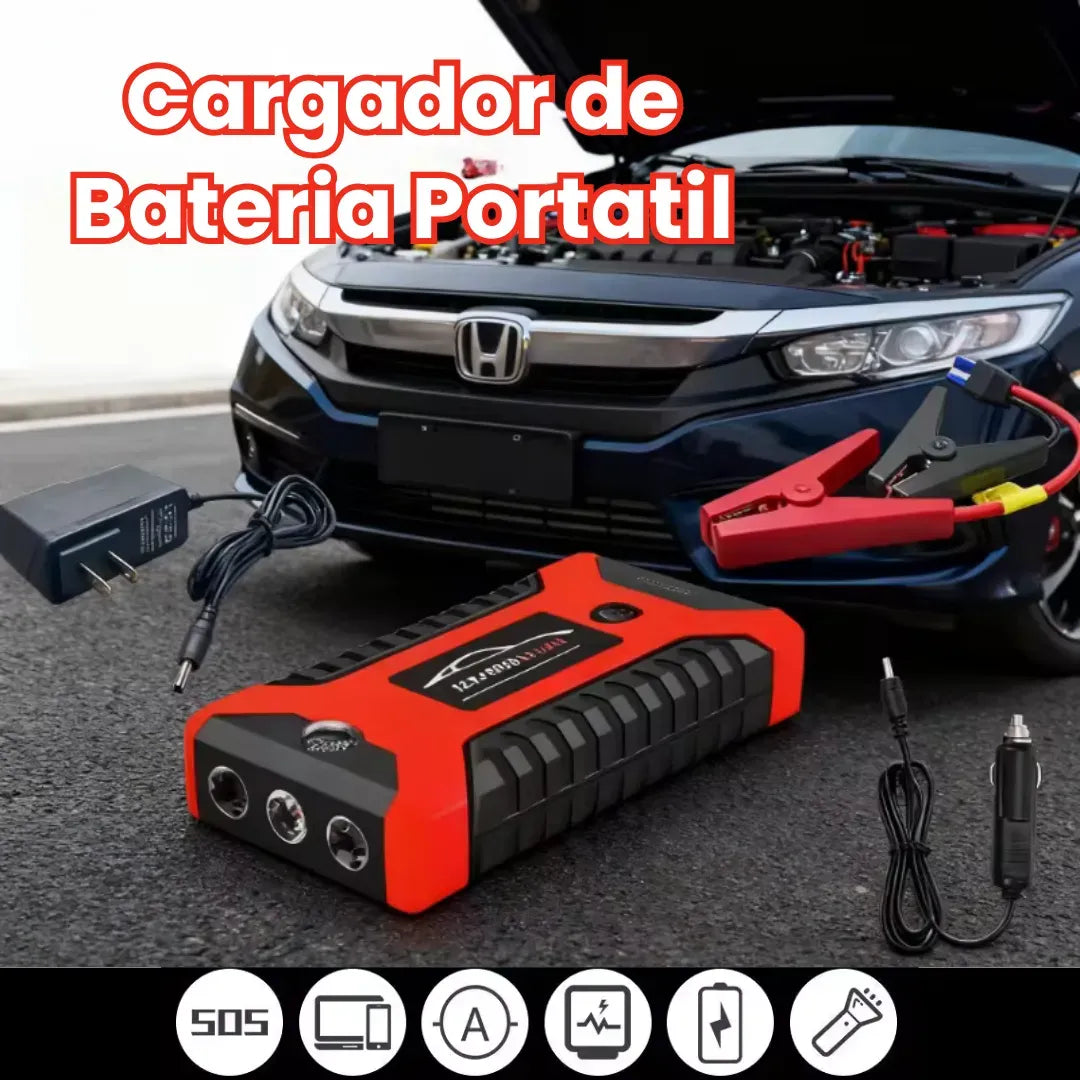 CARGADOR DE BATERIA PARA CARRO Y MOTO + envio gratis