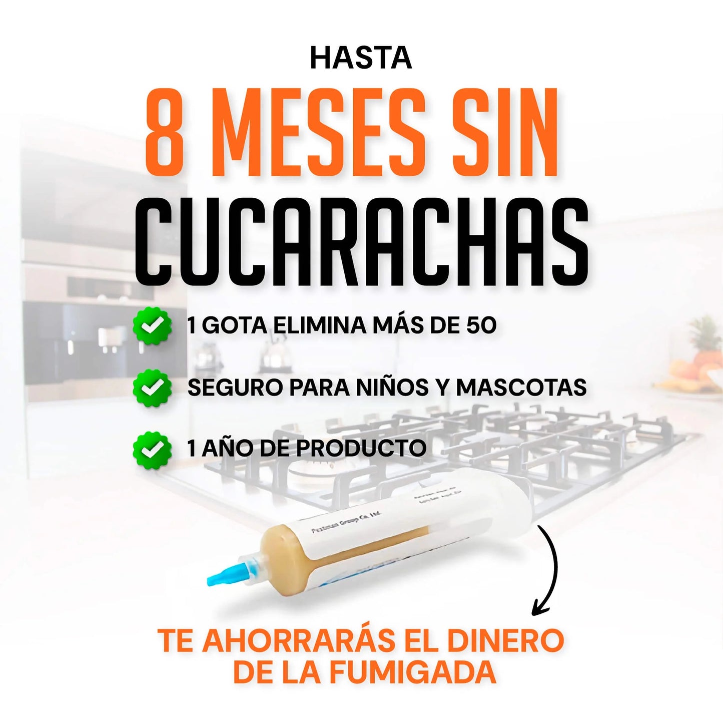 🪳Eliminador de cucarachas X4 unidades ®  + Envio Gratis