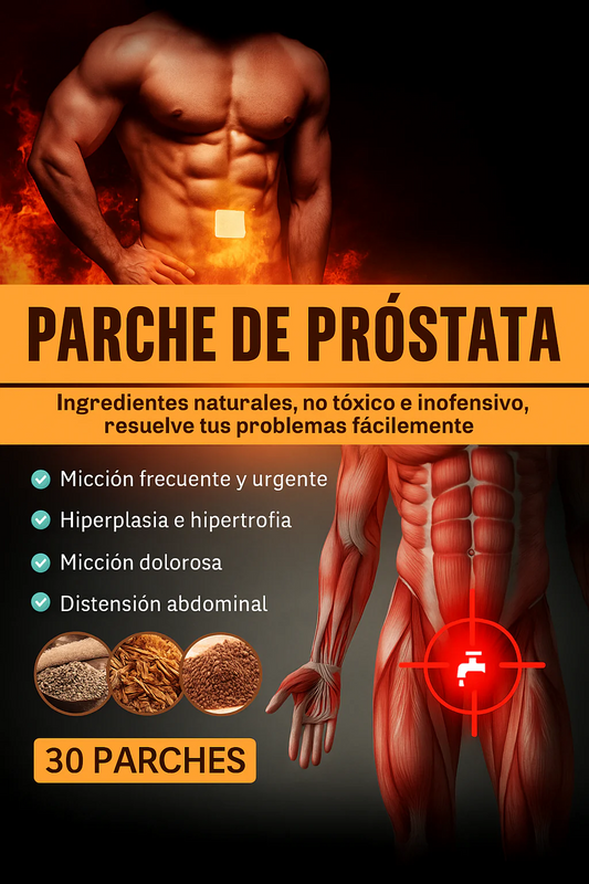 Parches naturales para la próstata Prostate Patch™ + Envio Gratis