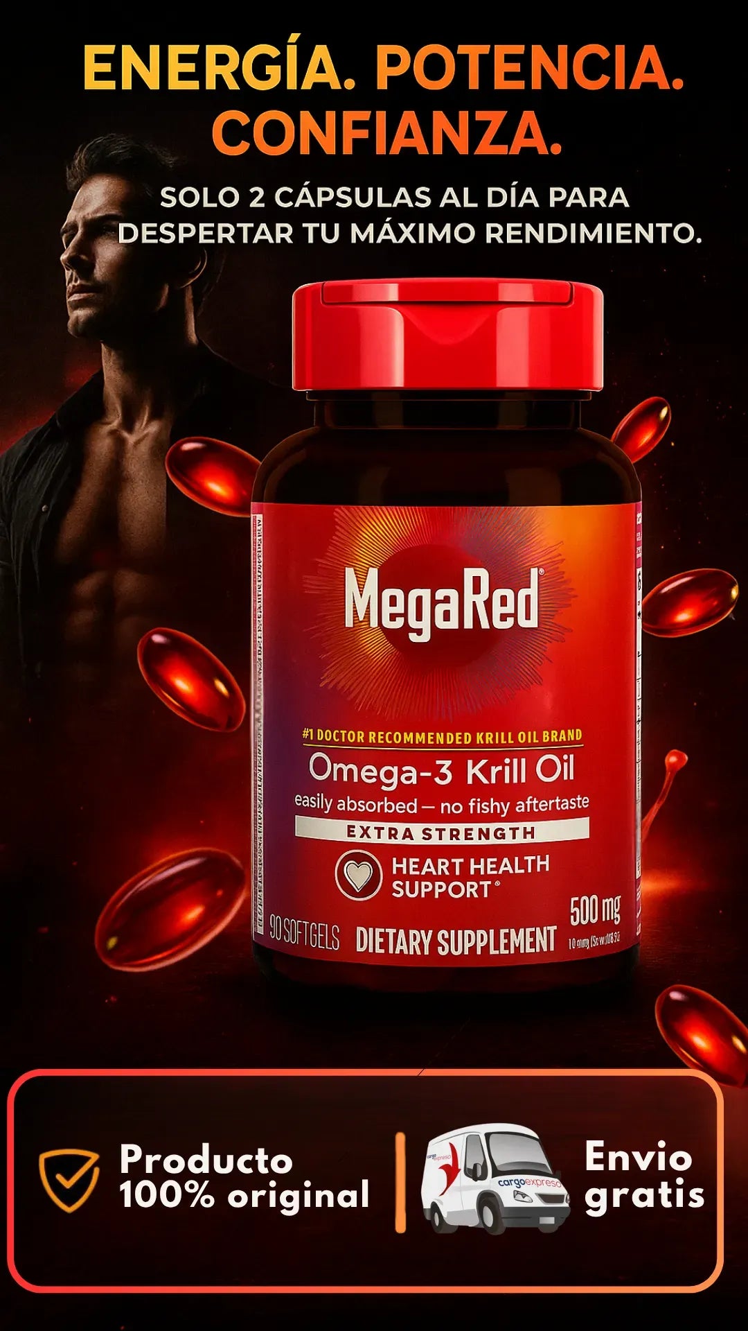 Omega 3 americano x 100 sofgels + Envio Gratis