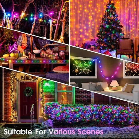 LUCES SMART NAVIDEÑAS BLUETHOOT ® Led Rgb + Envio Gratis